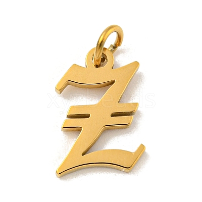 Ion Plating(IP) 304 Stainless Steel Charms STAS-I010-01G-Z-1