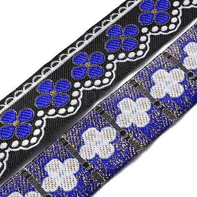 Ethnic Style Polyester Ribbon OCOR-WH0047-38J-1