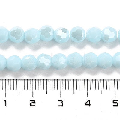 Opaque Glass Beads Stands X-EGLA-A035-P6mm-B10-1