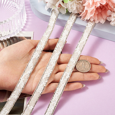 Hotfix Rhinestone Ribbon Trimming DIY-TAC0051-002D-1-1
