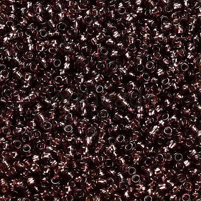 Indigo 11/0 Round Transparent Glass Seed Beads X-SEED-Q007-F57-1