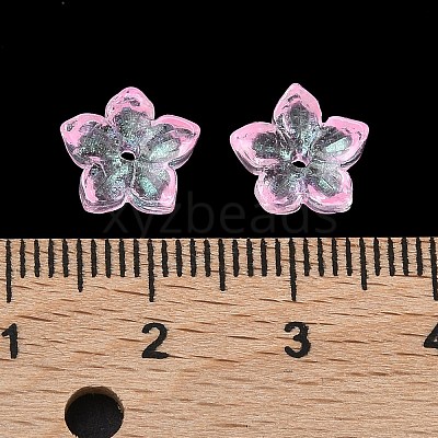 Dyed & Heated Glass Bead Caps GLAA-Z019-02F-1