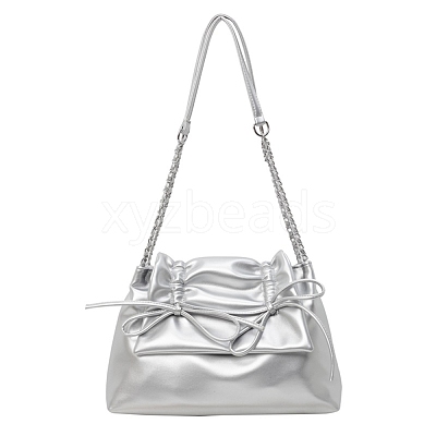 Women's Bowknot Imitation Leather Crossbody Bag PW-WG61911-03-1