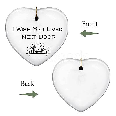 1Pc Handmade Porcelain Big Pendants AJEW-CN0002-04E-1