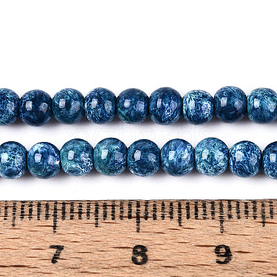 Baking Paint Glass Beads Strands X-DGLA-N016-4mm-10-1