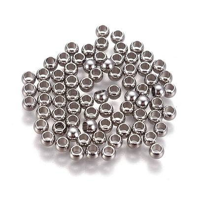 Tarnish Resistant 304 Stainless Steel Spacer Beads STAS-L222-42A-P-1