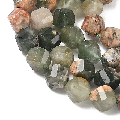 Natural Green Opal Beads Strands G-C267-B05-1