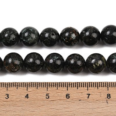 Natural Seraphinite Beads Strands G-H337-A03-05-1