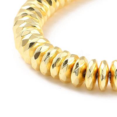 Electroplate Non-magnetic Synthetic Hematite Beads Strands G-L485-06C-G-1