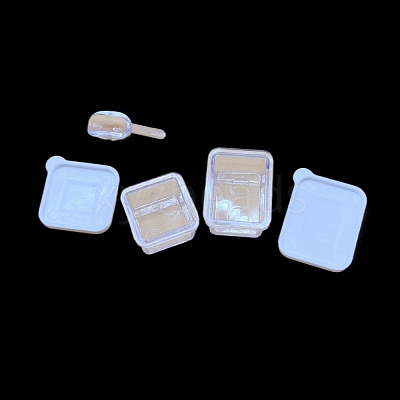 Lunch Box & Spoon Plastic Mini Model Kit PW-WGC9A7F-01-1