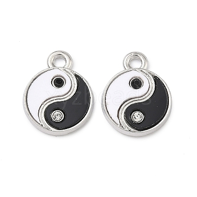 Alloy Rhinestone Pendants PALLOY-P319-03P-1