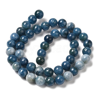 Natural Dyed White Jade Beads Strands G-M402-C03-1