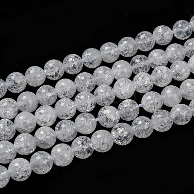 Natural Crackle Quartz Beads Strands G-D840-01-8mm-1