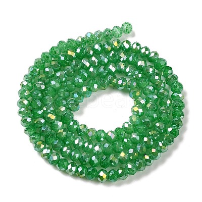 Baking Electroplate Glass Beads Strands DGLA-A039-J4mm-B03-1