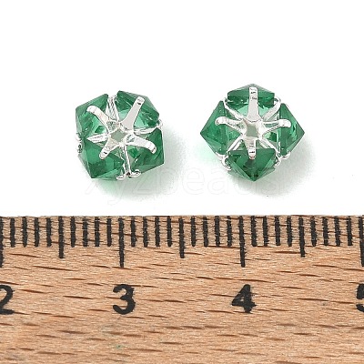 Brass & Glass Beads GL-CBA12D7-02S-03-1