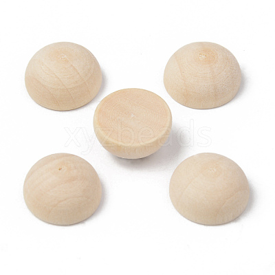 Unfinished Natural Wood Cabochons WOOD-R269-G-1