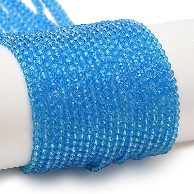 Glass Beads Strands EGLA-E057-02B-21-1