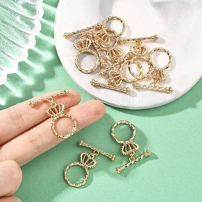 SHEGRACE Crown Brass Toggle Clasps XGRQ58800-787G-1