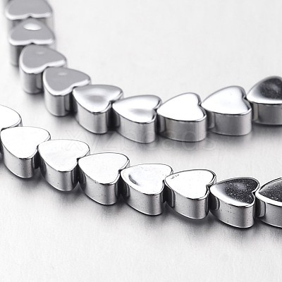 Electroplate Non-magnetic Synthetic Hematite Bead Strands X-G-F300-23A-01-1
