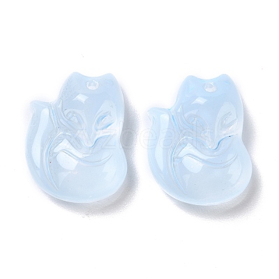 Electroplate Glass Cabochons LS-EGLA-D007-04G-1