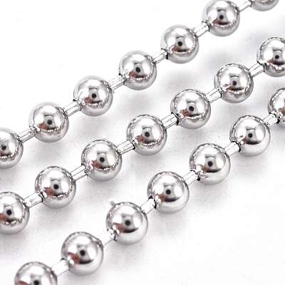 304 Stainless Steel Ball Chains CHS-F009-01G-P-1