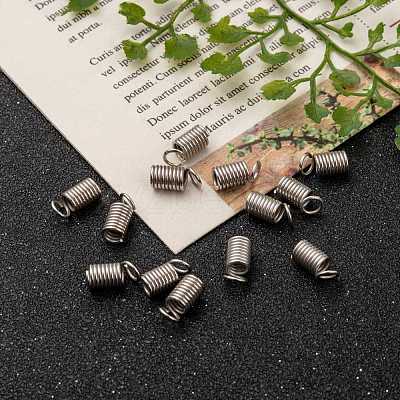 Iron Coil Cord Ends E195Y-1