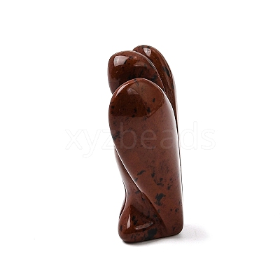 Natural Mahogany Obsidian Angel Figurine DJEW-N006-01A-23-1