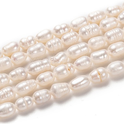 Natural Cultured Freshwater Pearl Beads Strands PEAR-L033-68-01-1