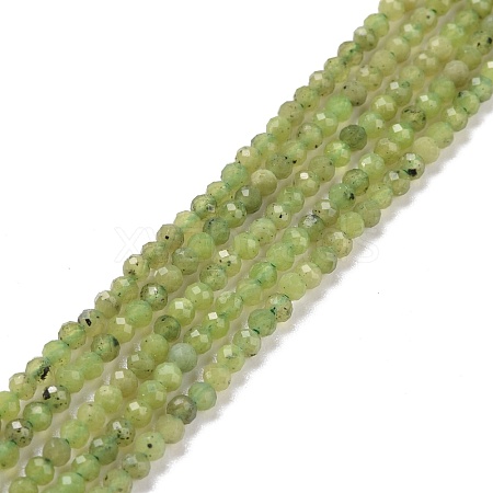 Natural Olive Jade Beads Strands G-D463-13A-1