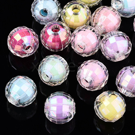 Transparent Acrylic Beads TACR-N011-006A-03-1