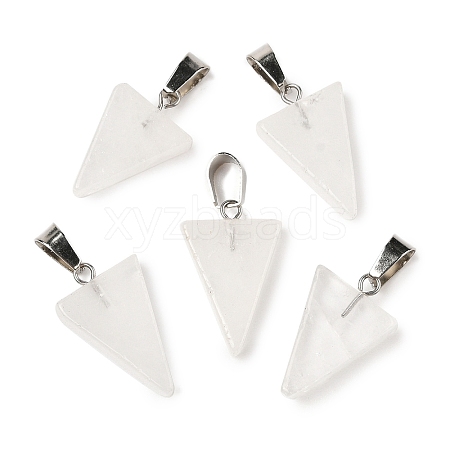 Natural Quartz Crystal Pendants G-B127-04P-10-1