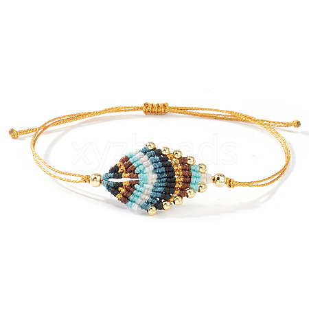 Ethnic & Bohemian Style Synthetic Fiber & Polyester Thread Braided Bracelets for Women AV8551-2-1