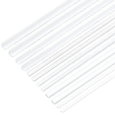 Olycraft 6 Sets 6 Style ABS Plastic Bar Rods DIY-OC0008-25-1