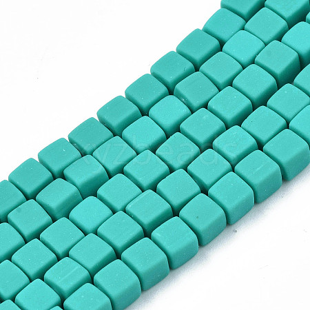 Handmade Polymer Clay Beads Strands X-CLAY-N008-061-03-1