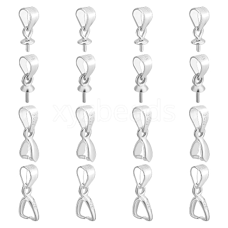 925 Sterling Silver Snap on Bails FIND-PH0021-79A-1