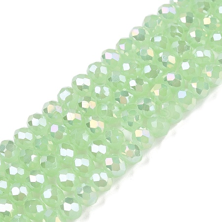 Electroplate Glass Beads Strands LS-EGLA-A044-J4mm-B08-1