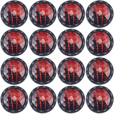 Gorgecraft 20Pcs 1-Hole Resin Shank Button BUTT-GF0003-48A-1