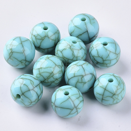 Acrylic Beads OACR-S029-086A-02-1