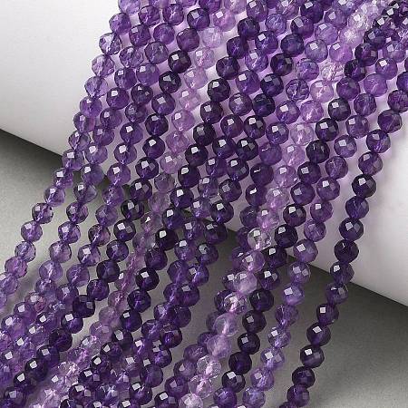 Natural Amethyst Beads Strands G-Z161-A02-4mm-1