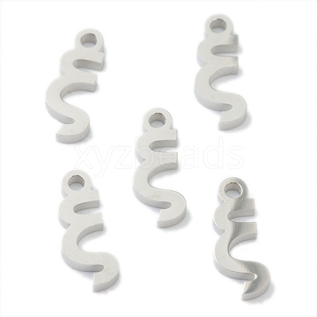 Non-Tarnish 304 Stainless Steel Charms STAS-G244-01X-1