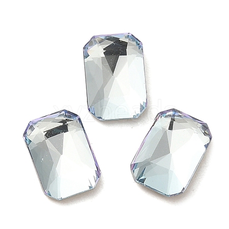 Glass Rhinestone Cabochons RGLA-P037-04B-D202-1