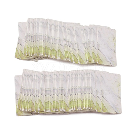 Paper Earring Display Cards CDIS-WH0006-04H-1