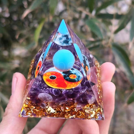 Orgonite Pyramid Resin Energy Generators PW-WGD317D-01-1