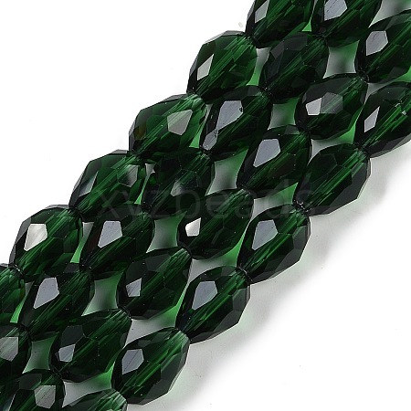 Transparent Glass Beads Strands LS-EGLA-N013-T8mm-D15-1