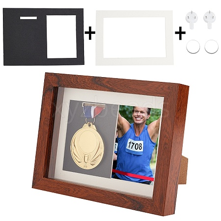 Natural Wood Photo Frames DJEW-WH0038-73B-1