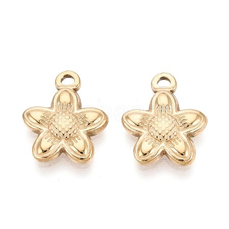 304 Stainless Steel Pendants STAS-N123-08G-1