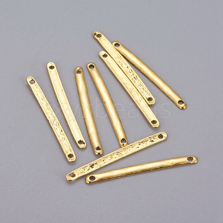 Tibetan Style Bar Links connectors TIBE-A14039-AG-FF-1