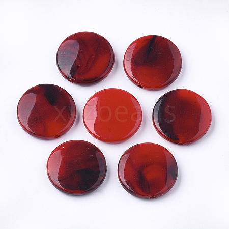 Acrylic Beads OACR-S016-09B-1