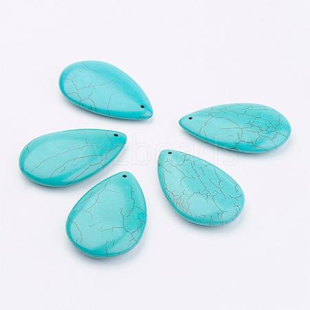 Natural Gemstone Big Pendants G-E020-11-1