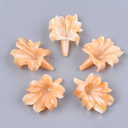 Synthetic Coral Beads X-CORA-S027-35D-1
